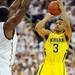 Michigan sophomore Trey Burke shoots the ball during the first half at Breslin Center in East Lansing on Tuesday, Feb. 12. Melanie Maxwell I AnnArbor.com